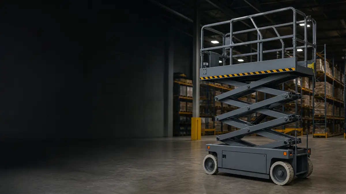 Electric Scissor Lifts jobsite access in Des Moines