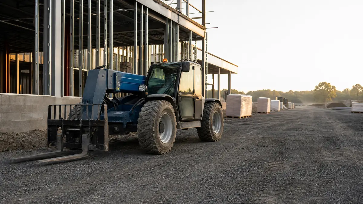 Telescopic Boom Lifts jobsite access in Des Moines